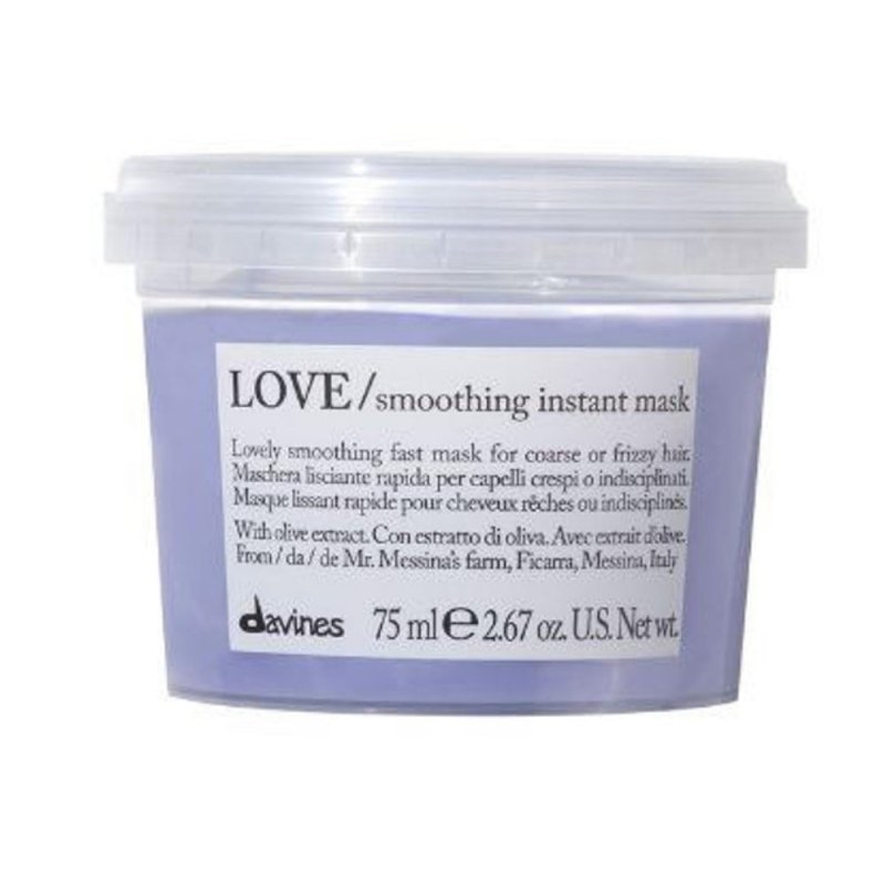 Davines Love Smoothing Instant Maschera Lisciante Capelli - Planethair 