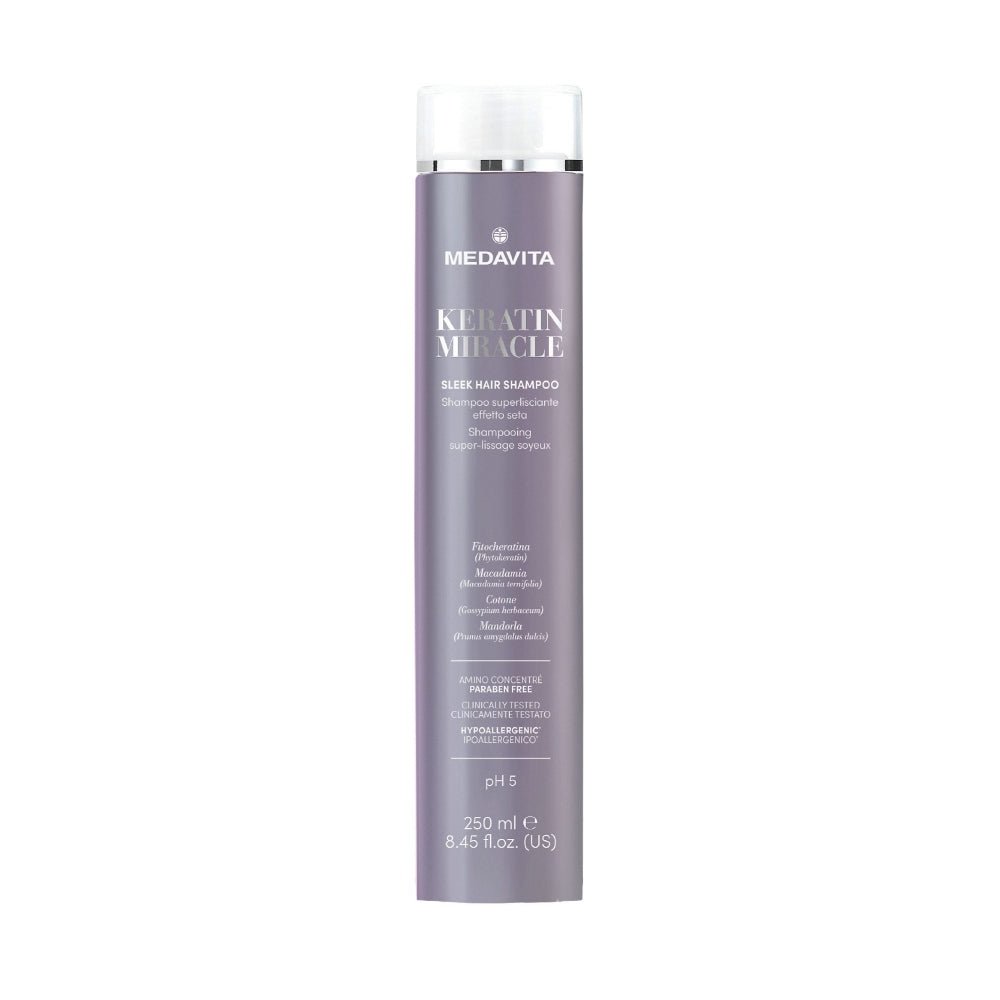 Medavita Keratin Miracle Sleek Hair Shampoo lisciante - Planethair 
