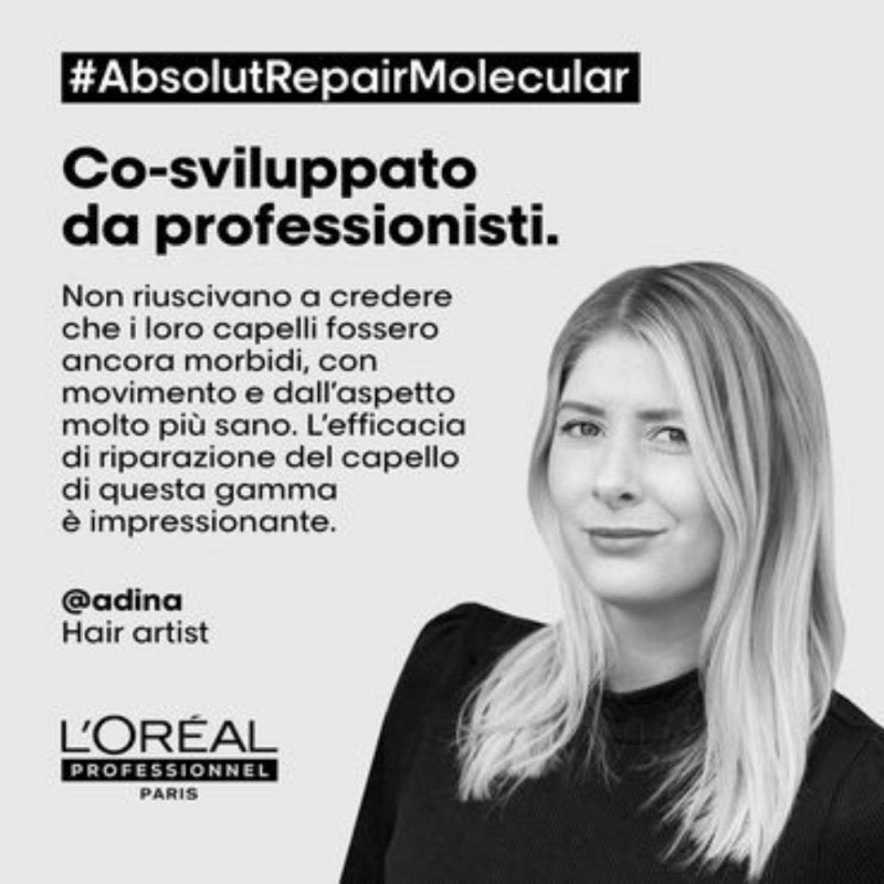 L'Oreal Professionnel Absolut Repair Molecular Conditioner capelli danneggiati 250ml - Planethair 