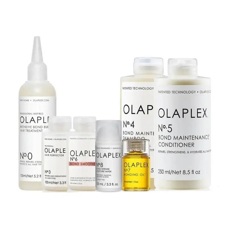 Olaplex Kit 0,3,4,5,6,7,8 ricostruzione capelli danneggiati - Capelli Danneggiati - 40%