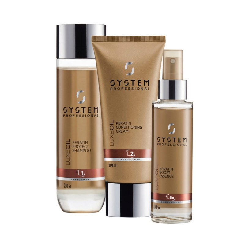 System Professional Luxe Oil Kit Shampoo Balsamo e Spray - Capelli Danneggiati - 40%