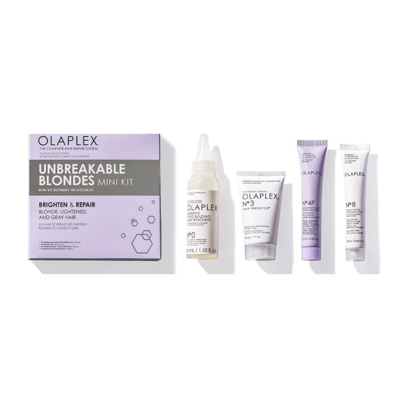 Olaplex Unbreakable Blondes Mini Kit capelli biondi - Planethair 
