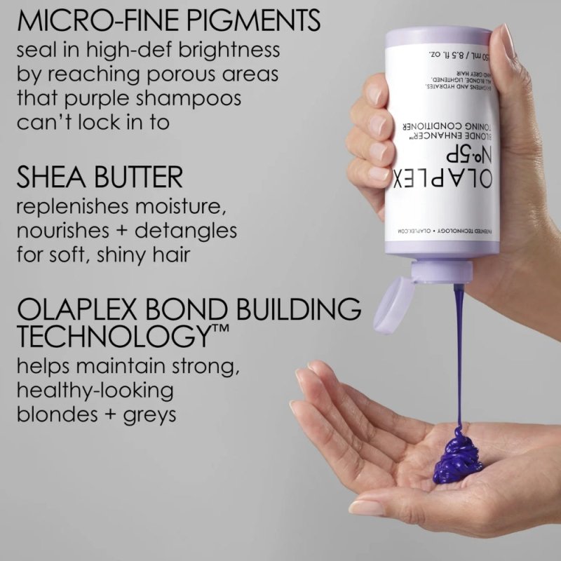 Olaplex No. 5P Blonde Enhancer Toning Conditioner antigiallo 250ml - Planethair 
