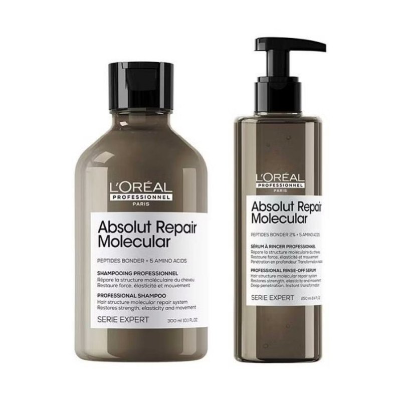 L'Oreal Professionnel Absolut Repair Molecular Shampoo e Conditioner Kit - Planethair 