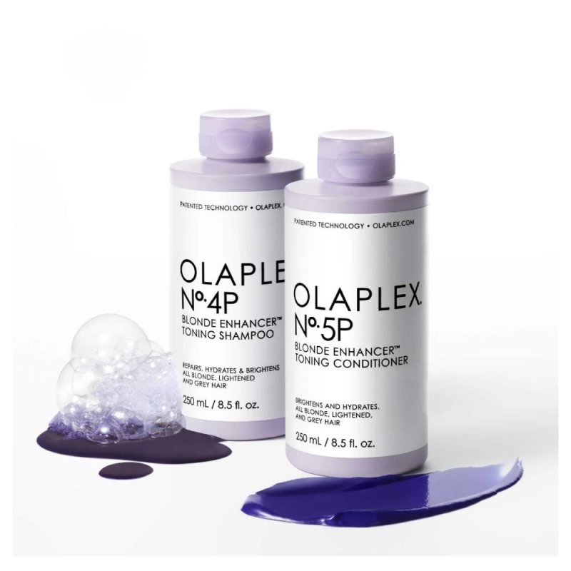 Olaplex Kit Antigiallo Shampoo e Balsamo - Capelli Danneggiati - Capelli