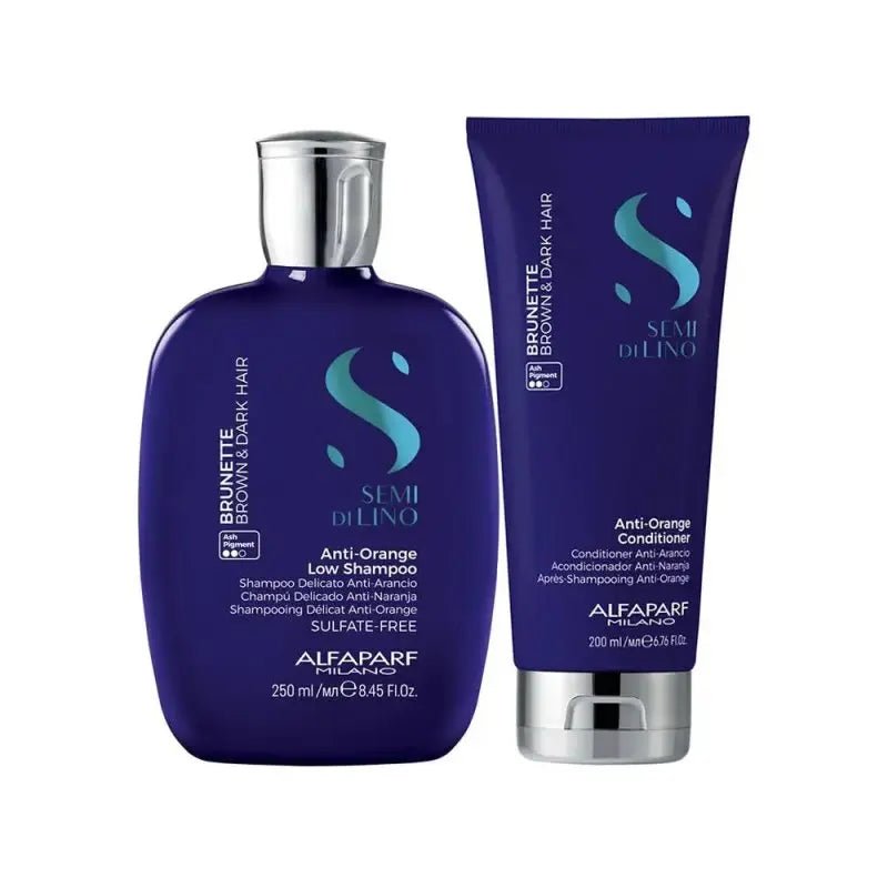 Alfaparf Milano Semi di Lino Brunette Kit Capelli Castani e Bruni - Planethair 