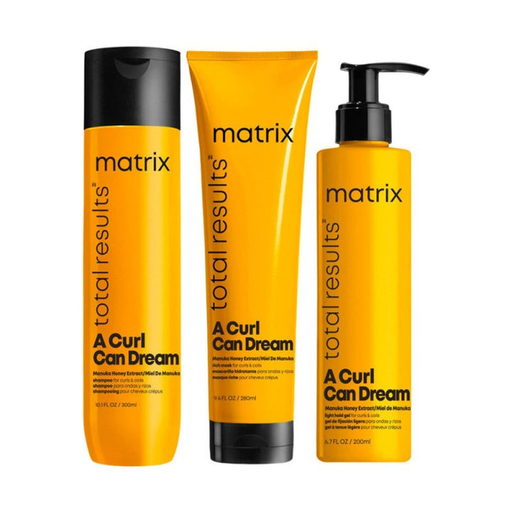 Matrix A Curl Can Dream Kit Shampoo Maschera e Gel capelli ricci - Planethair 