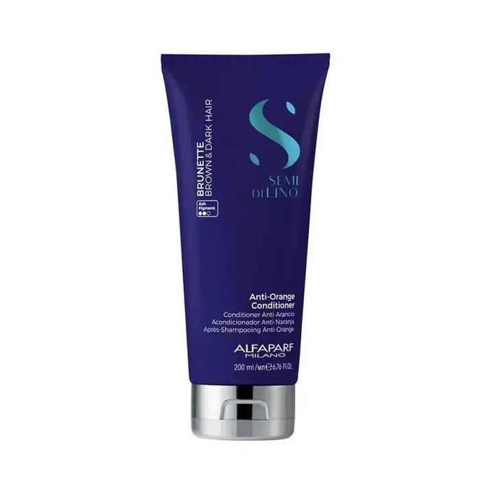 Alfaparf Milano Semi di Lino Brunette Anti Orange Conditioner Balsamo Antiarancio 200ml - Planethair 