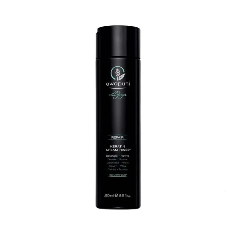 Awapuhi Wild Ginger Keratin Cream Rinse 250ml - Planethair 