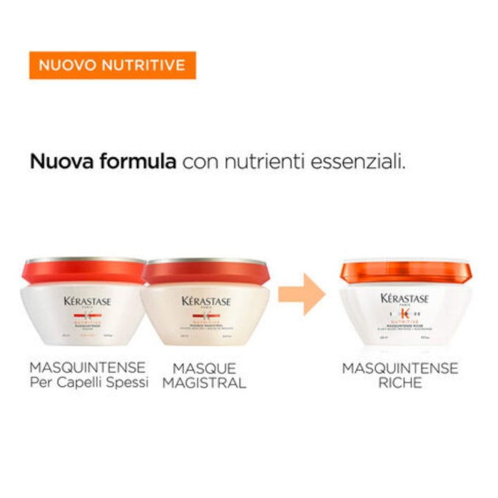 Kerastase Nutritive Masquintense Riche capelli secchi medi e grossi 200ml - Planethair 