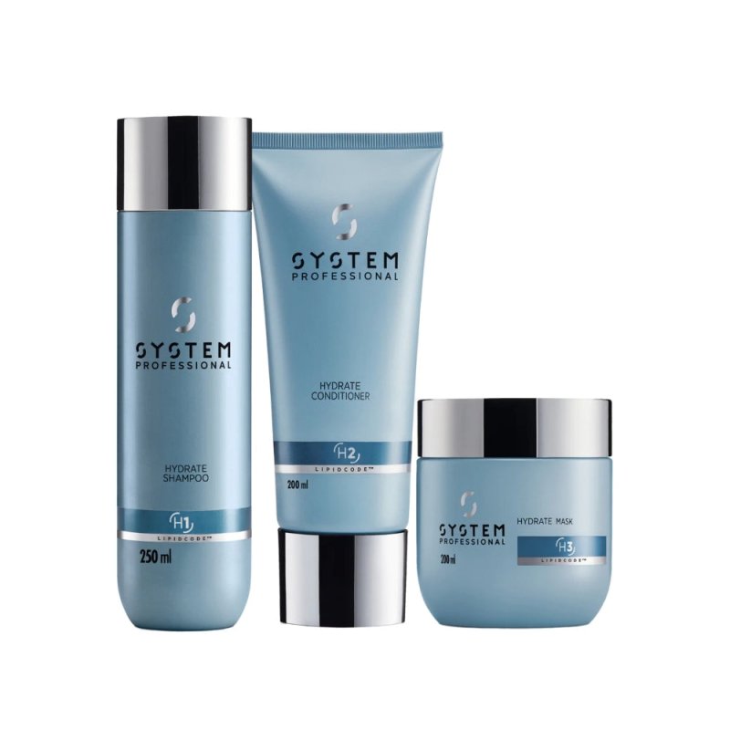System Professional Hydrate Kit Idratante Capelli Secchi - Planethair 