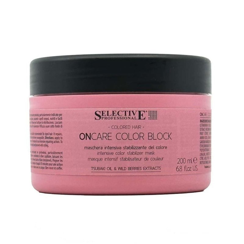 Selective Oncare Color Block Mask capelli colorati 200ml - Planethair 