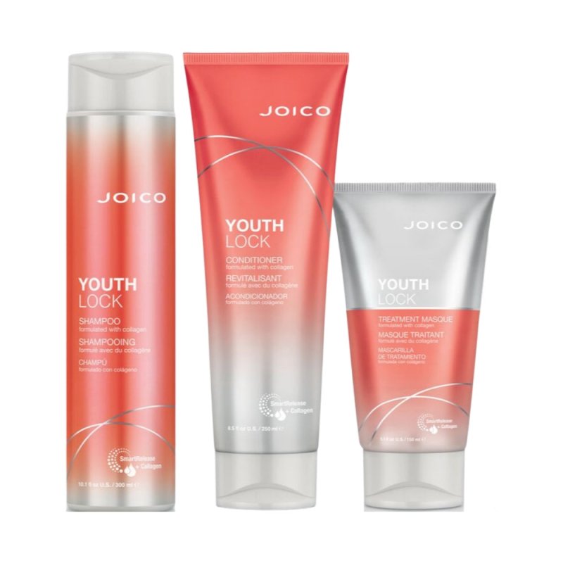 Joico Youthlock Kit Shampoo Balsamo e Maschera - Planethair 