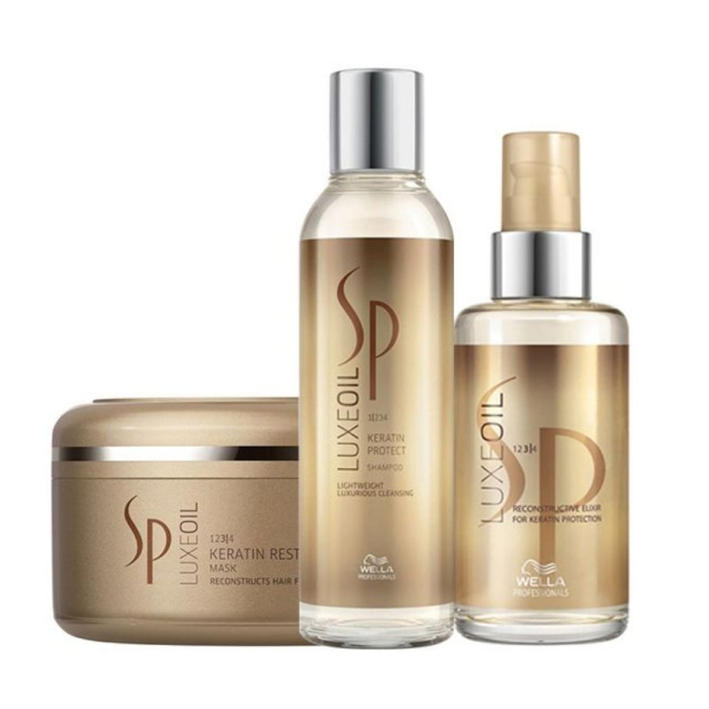 System Professional Luxe Oil Kit Shampoo Maschera e Elixir - Planethair 