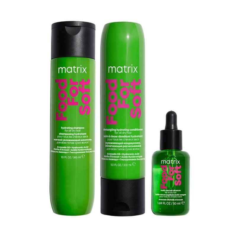 Matrix Food For Soft Trio Kit capelli secchi - Planethair 