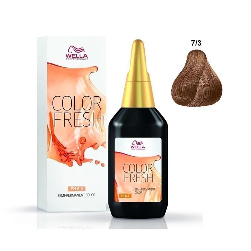 Color Fresh Biondo Medio Dorato 7-3 Wella 75ml - Planethair 