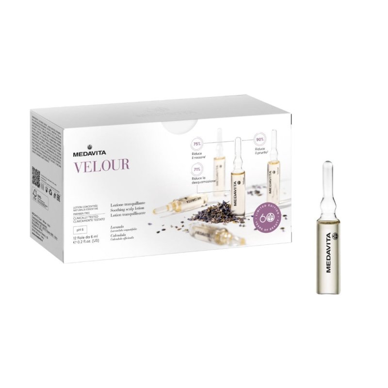 Medavita Velour Lozione Tranquillante 12 x 6ml - Planethair 