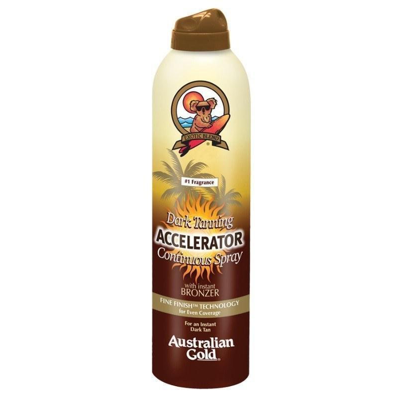 Dark Tanning Accelerator Spray Continuo 177ml Australian Gold - Planethair 