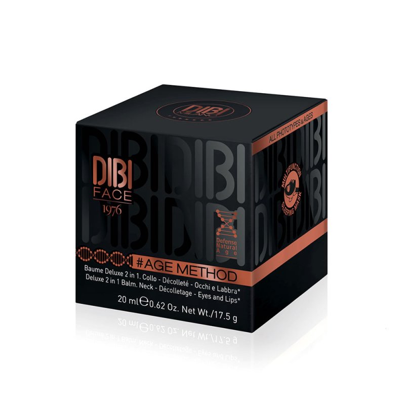 Dibi Face Age Method Baume Deluxe 2 in 1 Collo Decollete Occhi e Labbra 20ml Dibi Milano