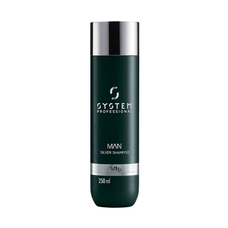 System Professional Man Silver Shampoo capelli grigi e bianchi 250ml - Forfora - Capelli
