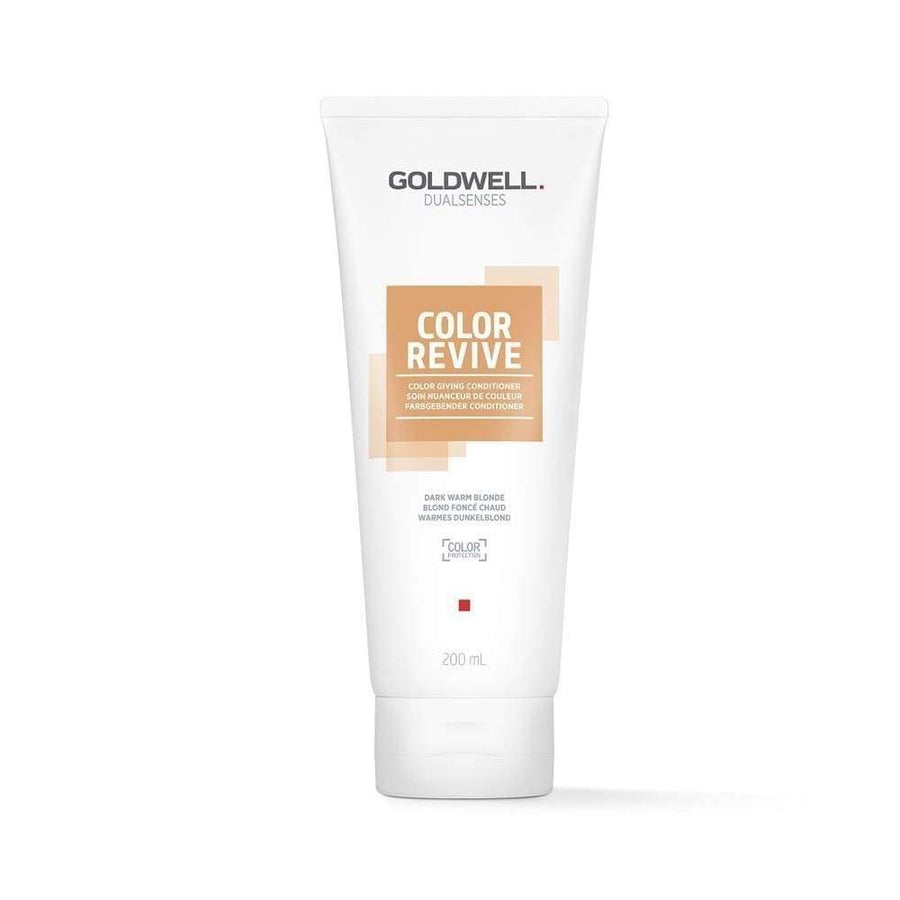 Goldwell Dualsenses Color Revive Conditioner 200ml Biondo Scuro Caldo - Balsamo Colorato - balsamo
