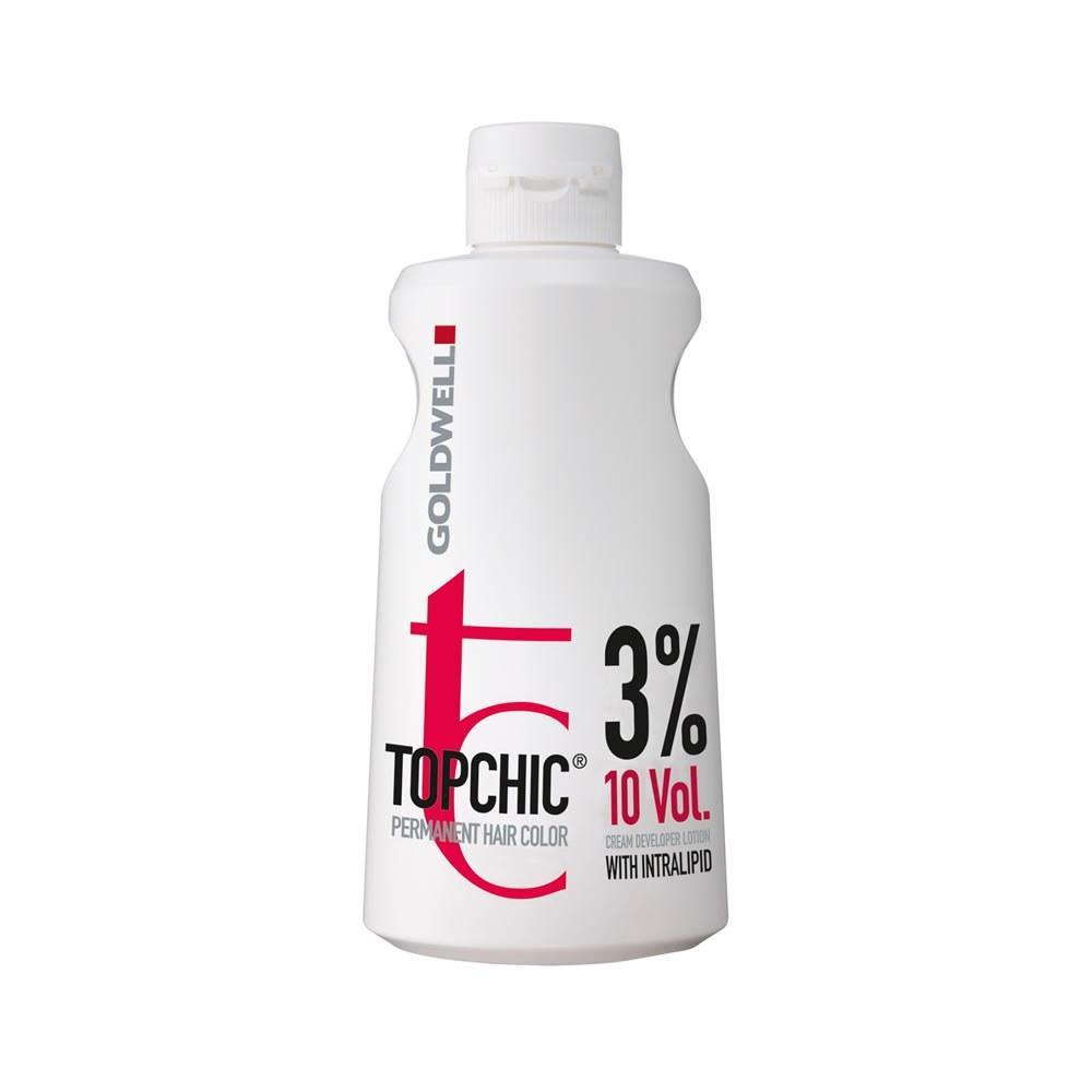 Goldwell Topchic Cream Developer Lotion 3% 10 Vol 1000ml - Planethair 