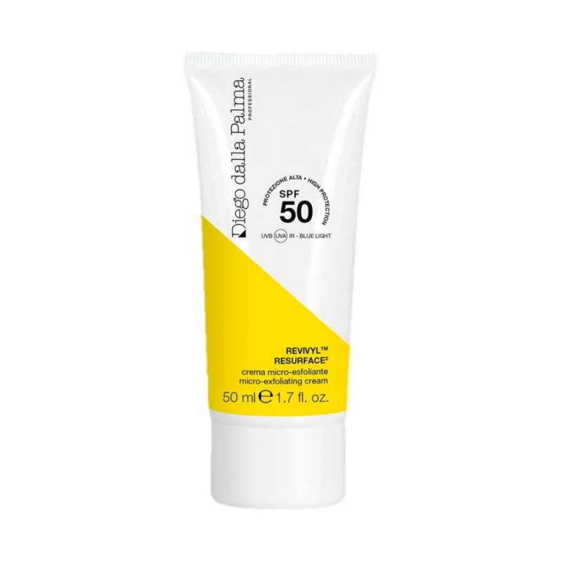 Diego Dalla Palma Professional Resurface Crema Viso Micro Esfoliante SPF50 50ml - Planethair 
