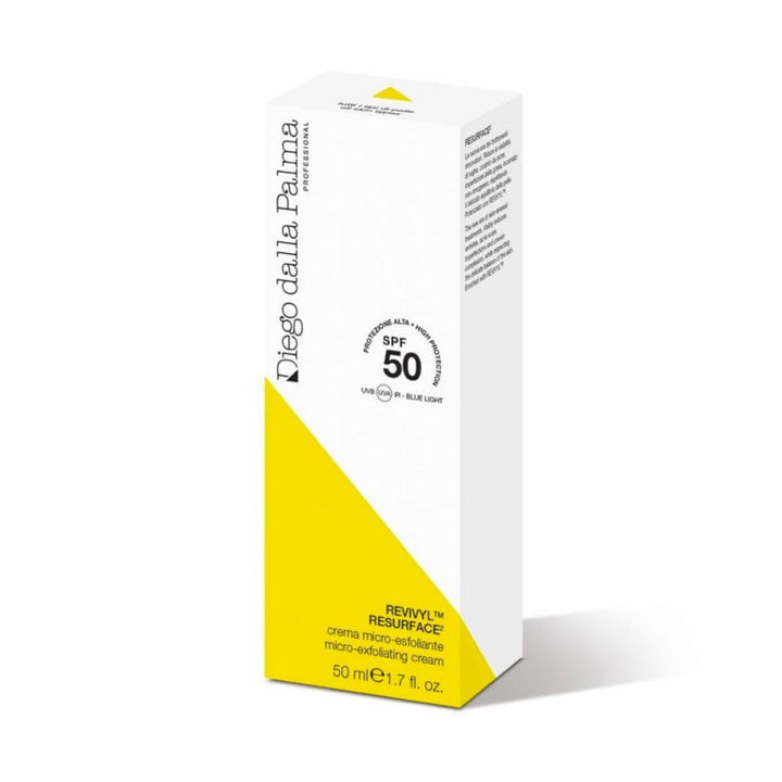 Diego Dalla Palma Professional Resurface Crema Viso Micro Esfoliante SPF50 50ml - Planethair 