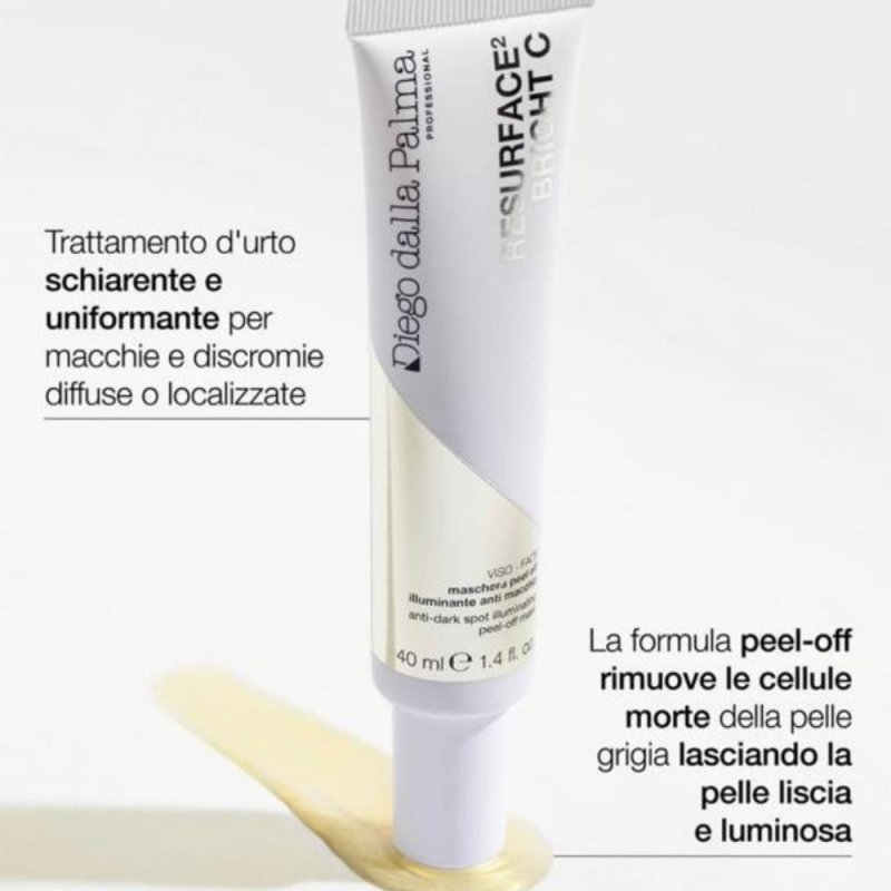 Resurface Bright C Maschera Peel Off Illuminante Anti Macchia Diego Dalla Palma Professional 40ml - Gommage e peeling -