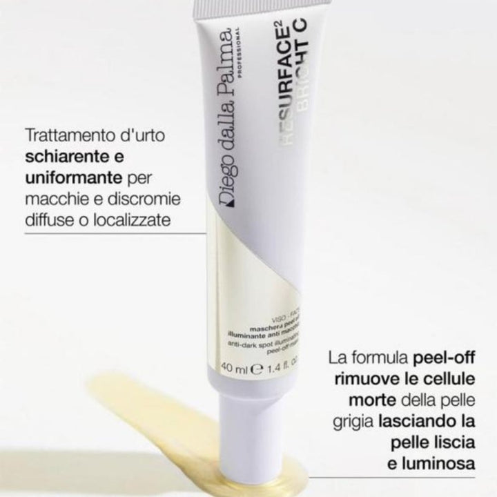 Resurface Bright C Maschera Peel Off Illuminante Anti Macchia Diego Dalla Palma Professional 40ml - Gommage e peeling -