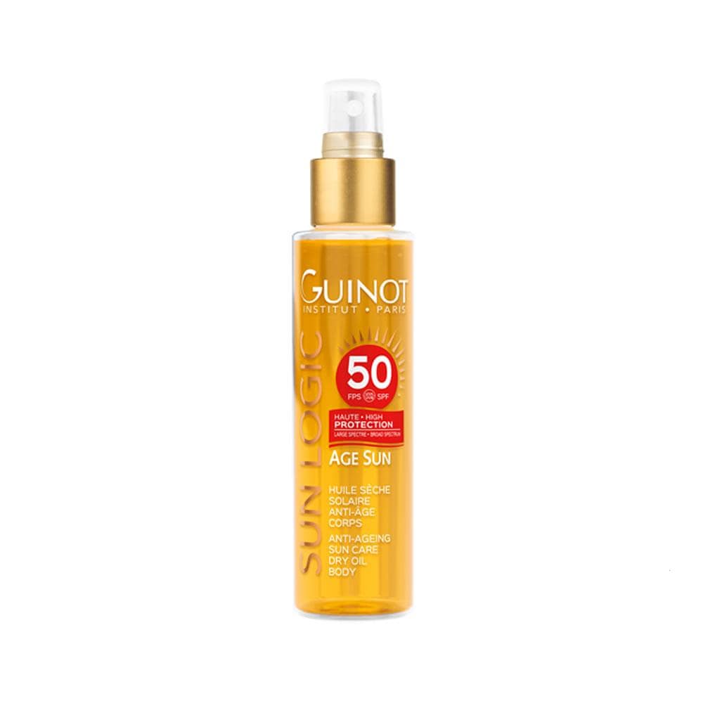 Guinot Age Sun Huile Seche Anti Age SPF 50 150ml - Planethair 