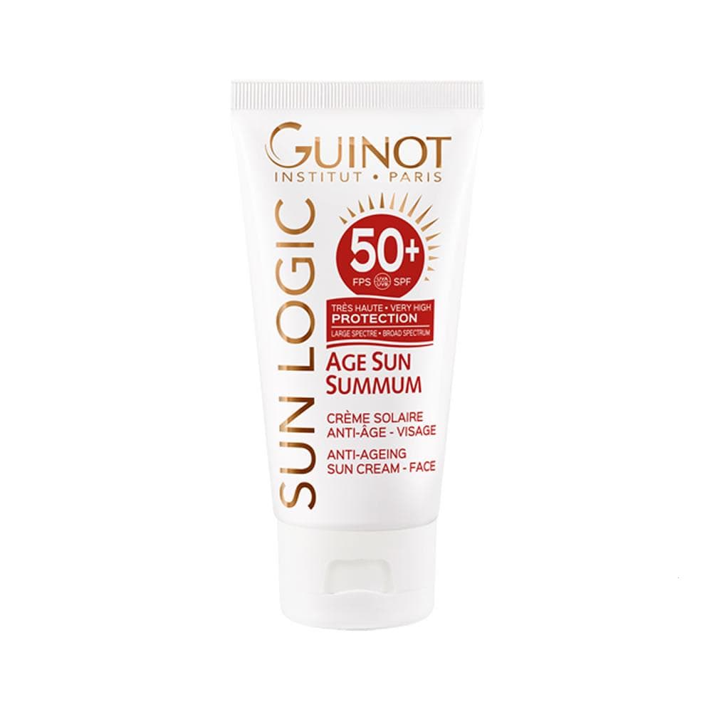 Guinot Age Sun Summum Creme Solaire Anti Age Visage SPF 50+ 50ml - Planethair 