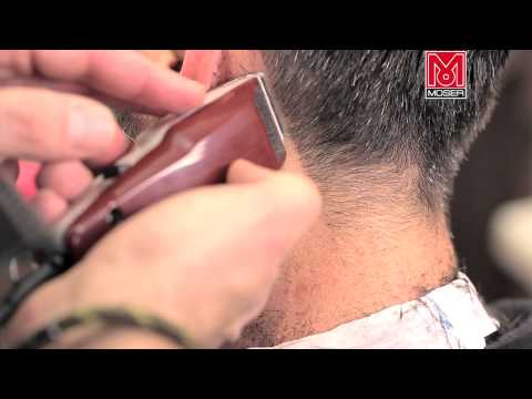 Moser 1400 Professional Black Máquina de cortar cabelo profissional com fio