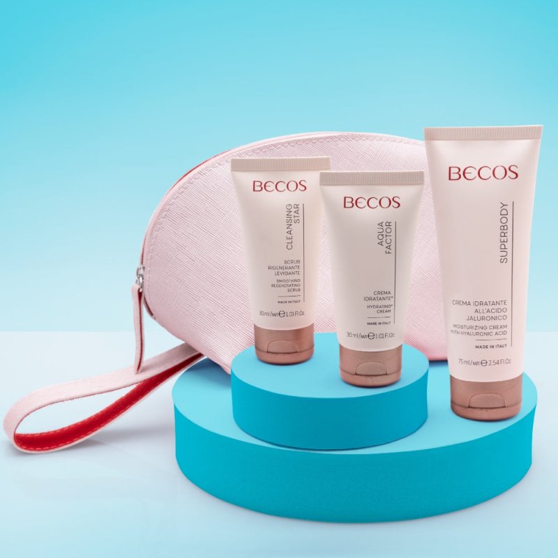 Becos Hydra Face & Body Set pelle disidratata - Idratare & Nutrire - Collezioni Becos:Aqua Factor