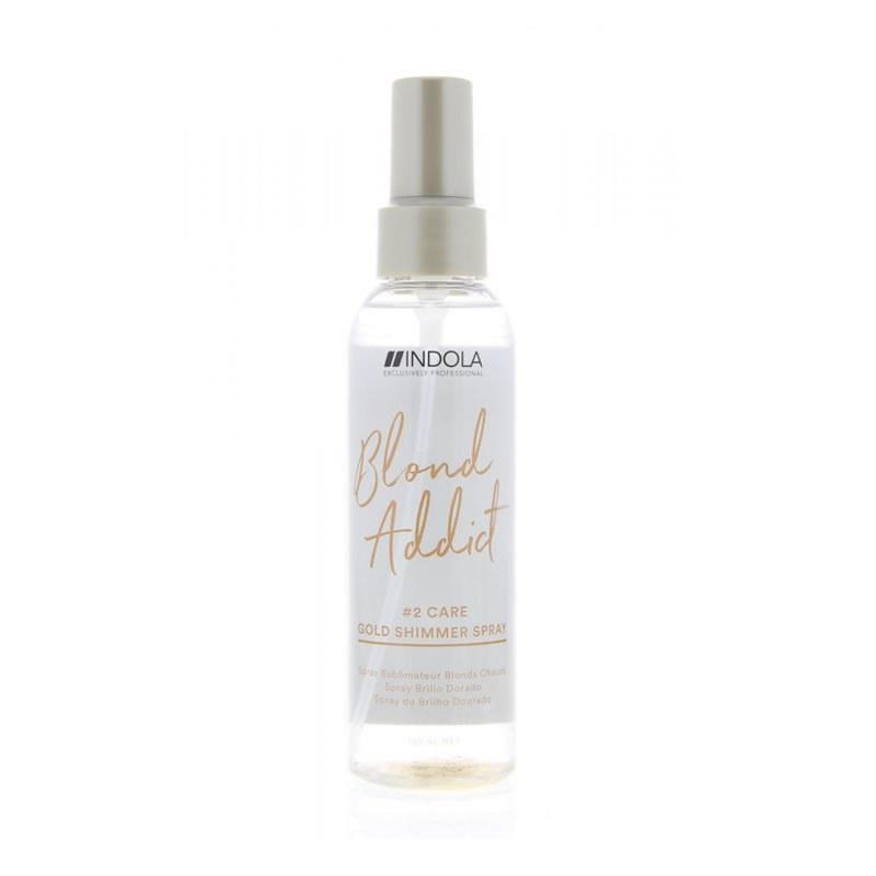 Indola Blond Addict Gold Shimmer Spray 150ml - Planethair 
