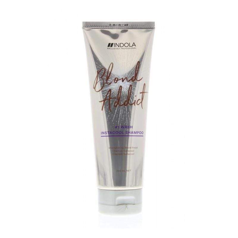 Indola Blond Addict Instacool Shampoo 250ml - Antigiallo - 40%