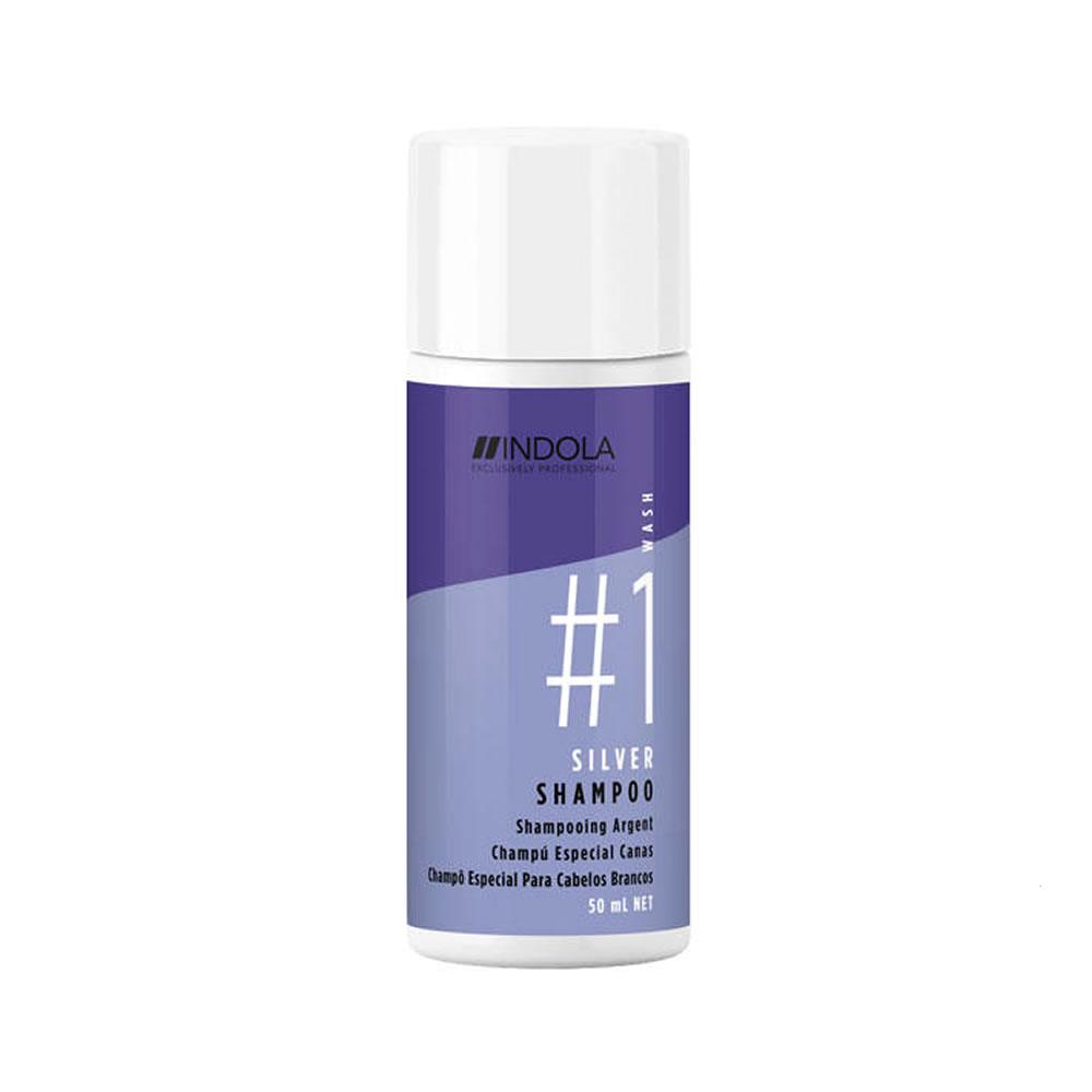 Indola Silver Shampoo antigiallo 50ml - Planethair 