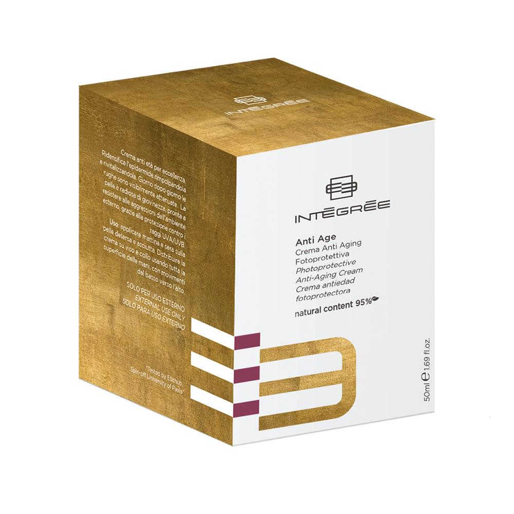 Integree Anti Age Crema Anti Aging Fotoprotettiva 50ml - Planethair 