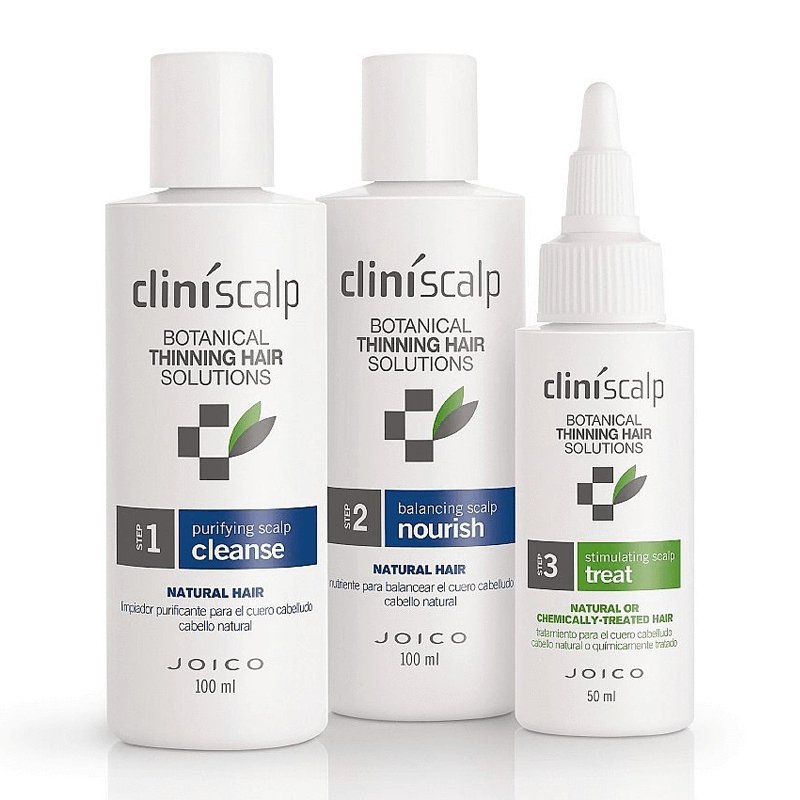 Joico Cliniscalp Trial Rx for Natural Hair Early Stages Kit 3 prod - Planethair 