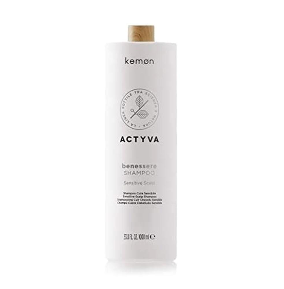 Kemon Actyva Benessere Shampoo 1lt - Trattamento Cute - Bio e Naturali