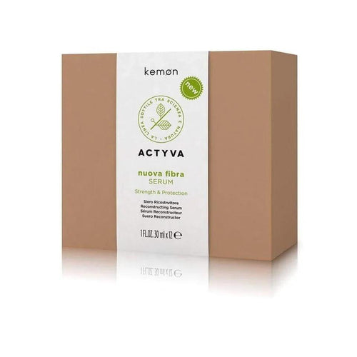 Kemon Actyva Nuova Fibra Serum 12x30ml Planethair -  planethair-it.myshopify.com -
