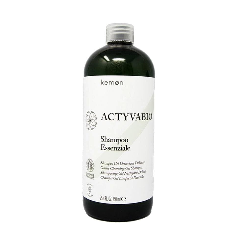 Kemon Actyvabio Shampoo Essenziale 750ml - Lavaggi Frequenti - Bio e Naturali