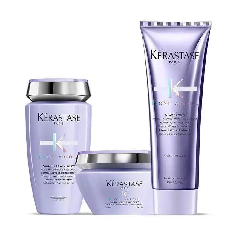 Kerastase Blond Absolu Kit Ultra-Violet capelli biondi - Planethair 