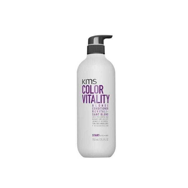 Kms Color Vitality Blonde Conditioner 750ml - Planethair 