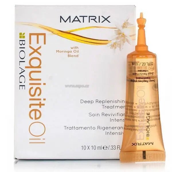 Matrix Exquisite Oil Deep Replenishing Treatment 10 flaconi - Lavaggi Frequenti - 30/40