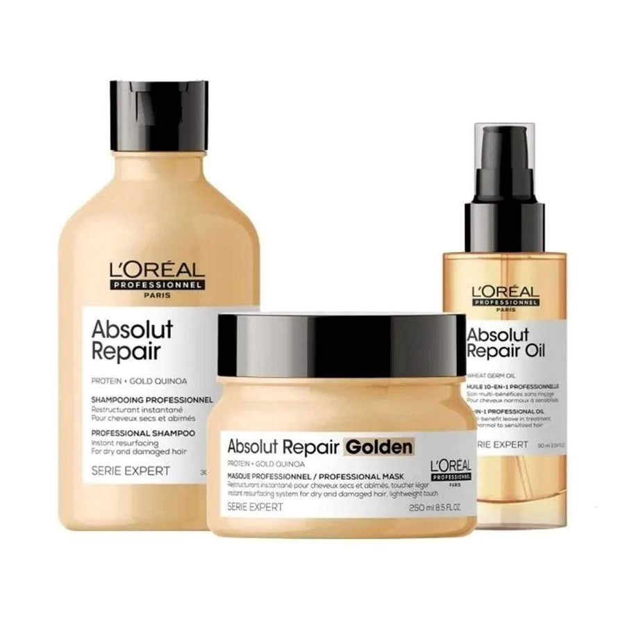 L'Oreal Professionnel Serie Expert Absolut Repair Golden Kit capelli danneggiati - Planethair 