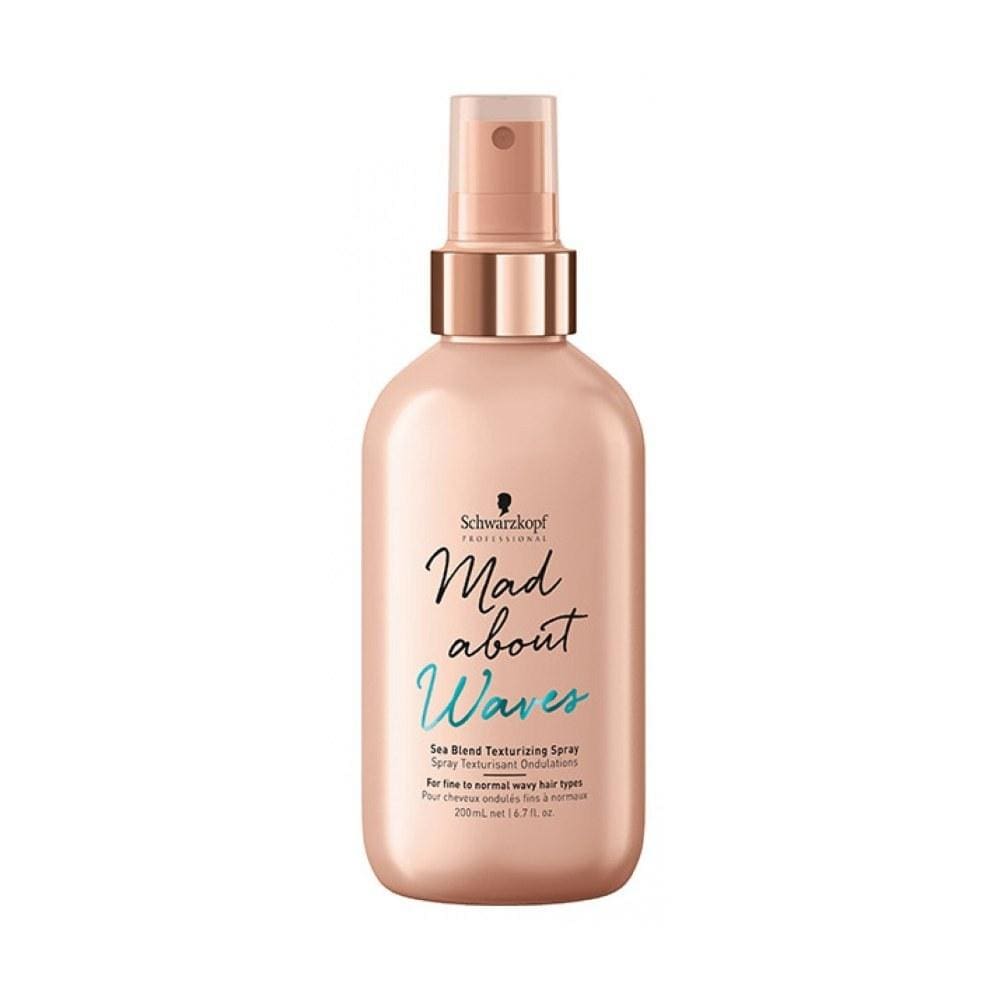Mad About Waves Sea Blend Texturizing Spray Schwarzkopf 200ml spray capelli mossi - Planethair 