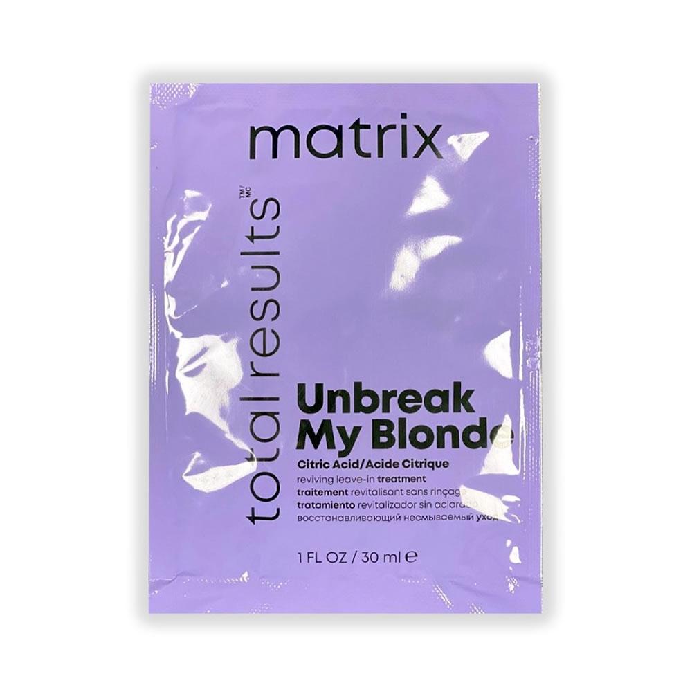 Matrix Total Results Unbreak My Blonde Leave In Treatment capelli biondi - Planethair 