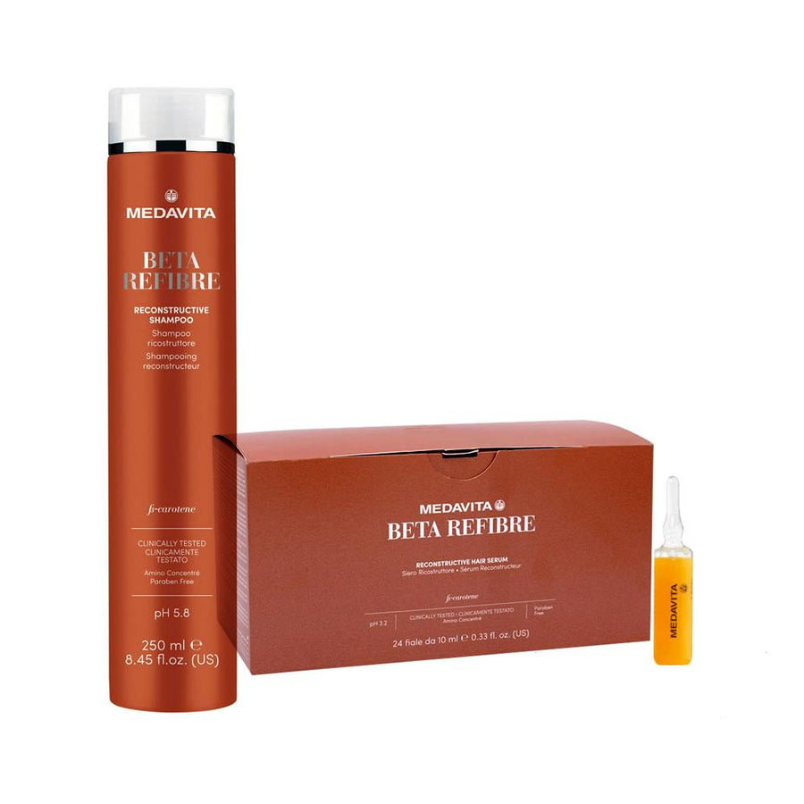 Medavita Beta Refibre Kit fiale capelli danneggiati - Planethair 