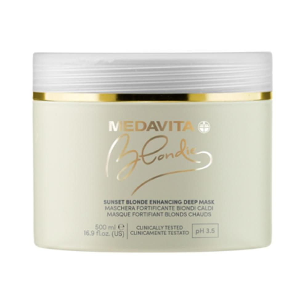 Medavita Blondie Maschera Fortificante biondi caldi 500ml - Planethair 